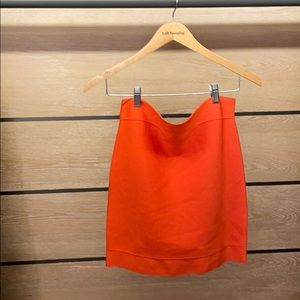Orange bcbg skirt